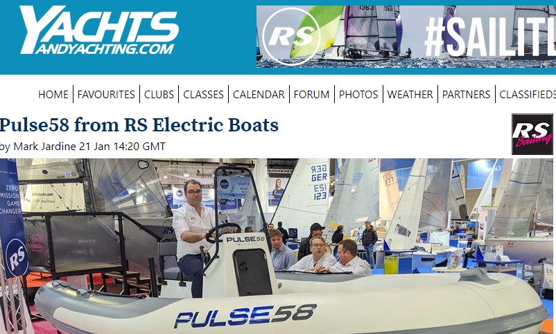 Yachts&YachtingOnline – Pulse58 from RS Electric Boats